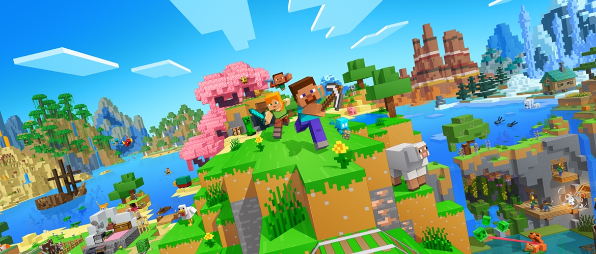 Minecraft key art