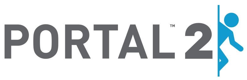 Portal 2 co-op puzzle campaign with two robots