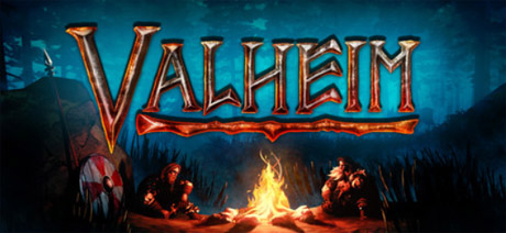 Valheim Viking survival co-op base building exploration logo